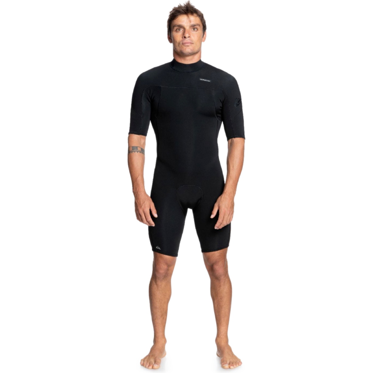 2026 Quiksilver Hombres Everyday Sessions 2/2mm Back Zip Traje De Primavera Neopreno EQYW503037 - Black